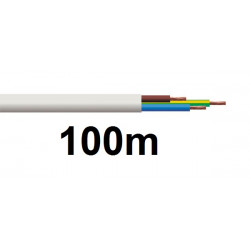 Cable electrico 3 hilos 0,5mm2 (100m) cable electrico alimentacion principal televisiones alarmas tv video alimentaciones altai 