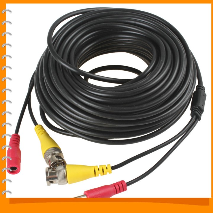 Cavo könig 20 m per telecamere rg59 coax + alimentazione dc konig - 1