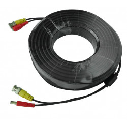 50 m security koax kabel rg59 + dcpowe konig - 2