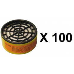 100 Cartuccia filtrante protezione Per maschera antigas mg 3m - 2