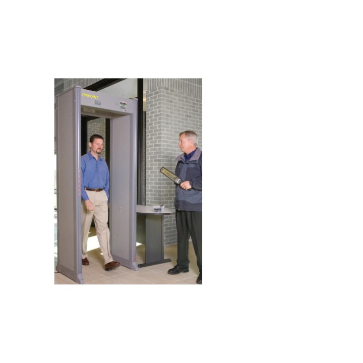 Portique securite detecteur de metaux 33 zones PD2000 aeroport banque hopital gare magasin