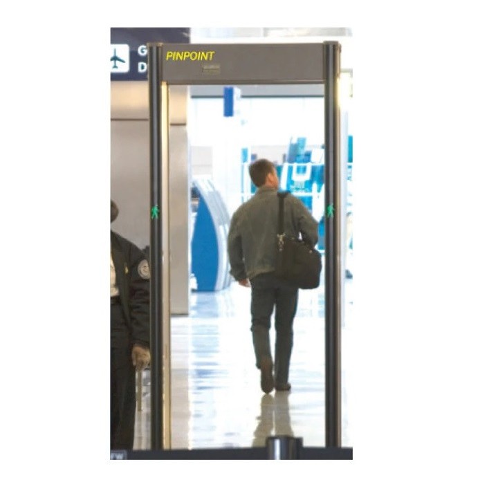Portique securite detecteur de metaux 33 zones PD2000 aeroport banque hopital gare magasin