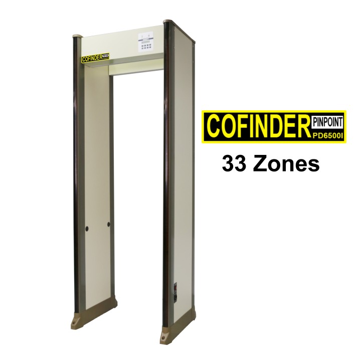 Portique securite detecteur de metaux 33 zones PD2000 aeroport banque hopital gare magasin