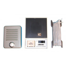 2 Interfono per ufficio 2 fili 220v +15m di cavo ke515 interfono ufficio interfoni professionali jr international - 1