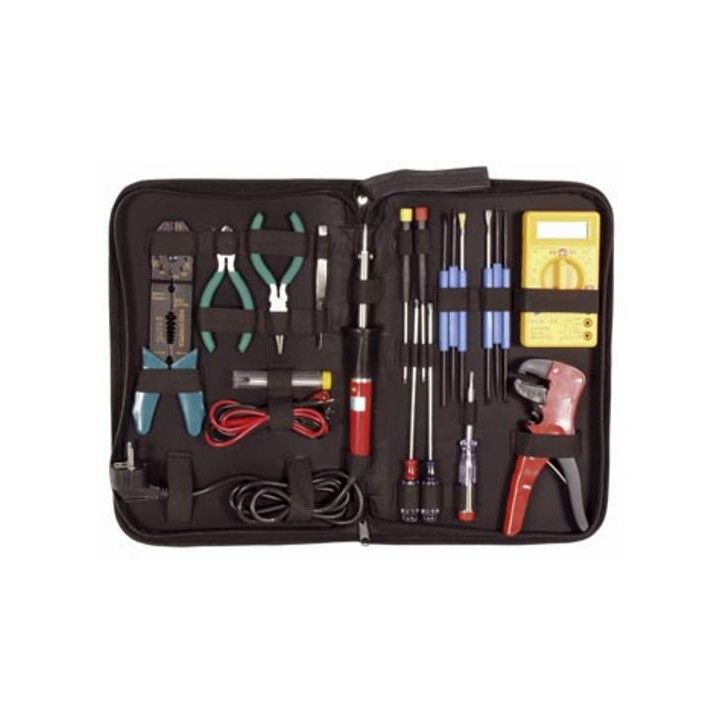 2 X 19pcs kit di ferro saldatore di taglio pinze a crimpare conducente metro strip / tester vtset26 jr  international - 1