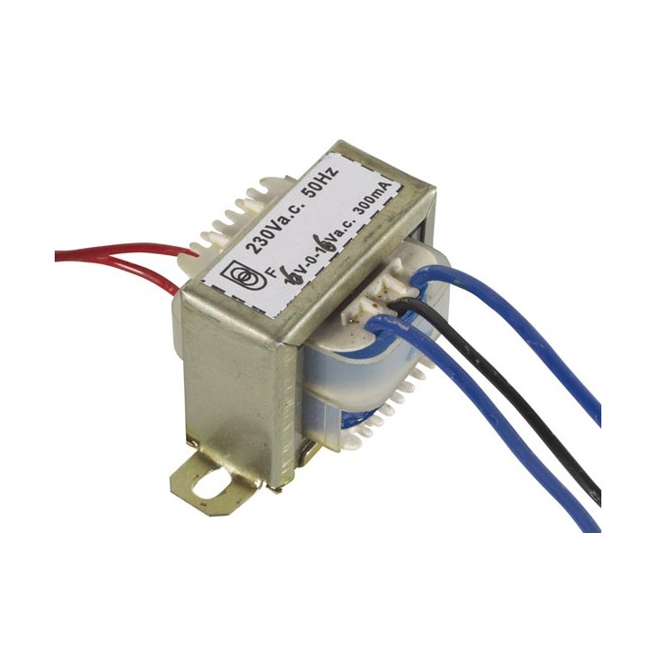 Open frame transformer 3.6va 2 x 6v 300ma velleman - 1