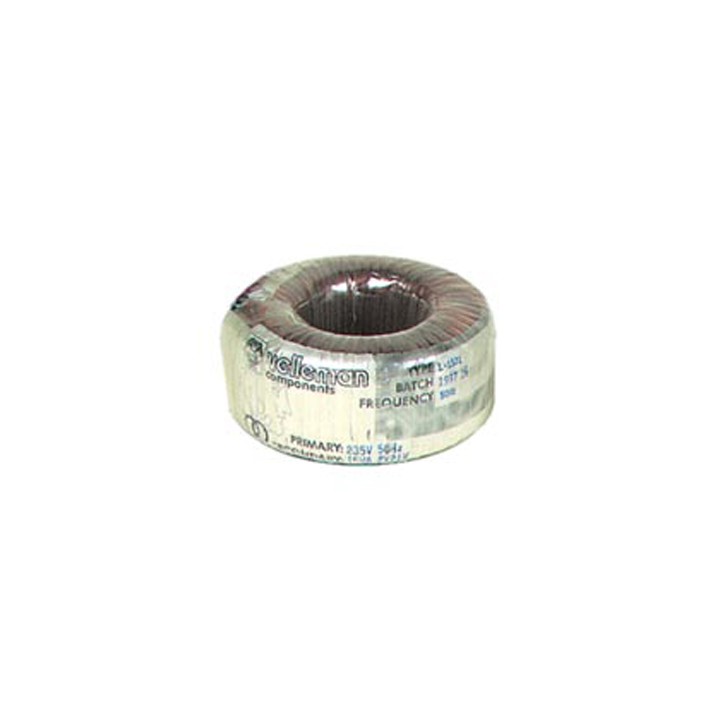 Transformador toroidal 50va 2 x 12v 2 x 2.08a velleman - 1