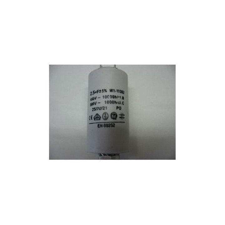 Capacitor 2.5uf  450 v  earth fixapart - 1