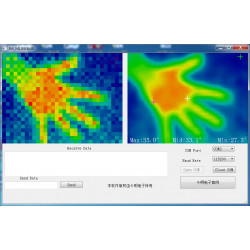 MLX90640 Cámara termográfica infrarroja Resolución 24 x 32 Medición de temperatura de la cámara de imágenes térmicas IR