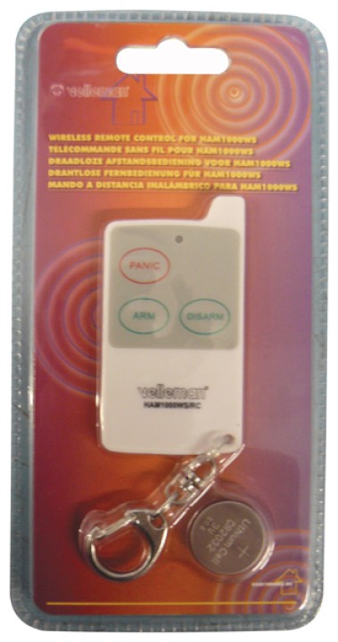Telecomando senza fili radio hf asfw ham1000ws allarme appartamenti casa monolocale negozio velleman - 1