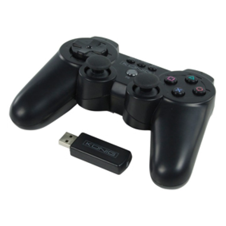 Controller senza fili per sony playstation 3 dualshock ps3 sixasis gamps3 wcont12 jr international - 1