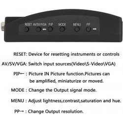 Video signal to tv converter vga signal transmitter modulator vasmon2n velleman - 4