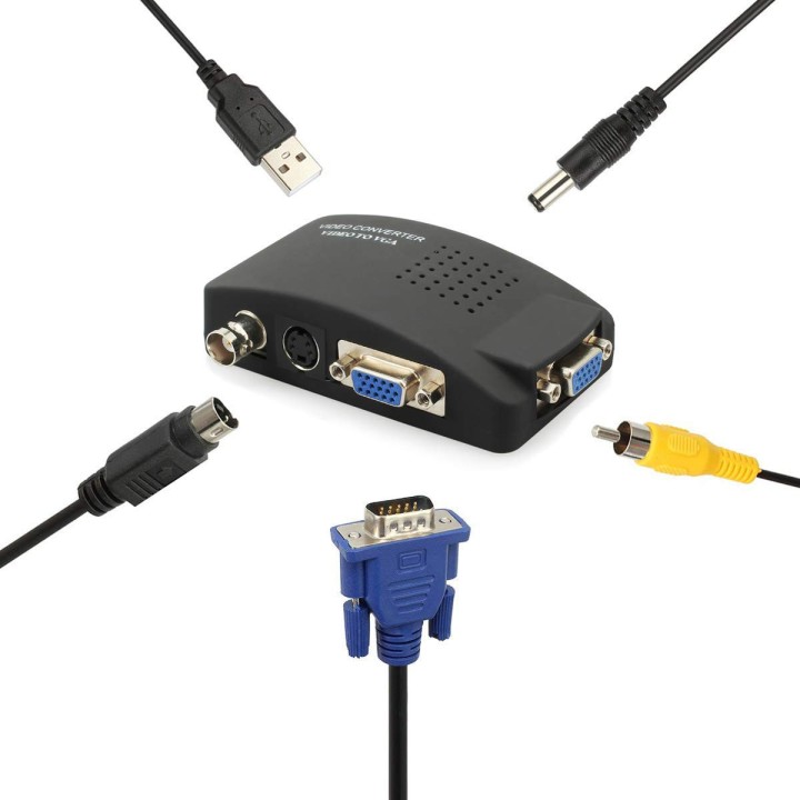 La señal de vídeo al convertidor de tv vasmon2n modulador del transmisor de señal vga velleman - 7