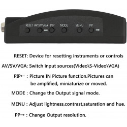 Video-signal zu tv konverter vga-signalgeber modulator vasmon2n velleman - 4