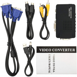 La señal de vídeo al convertidor de tv vasmon2n modulador del transmisor de señal vga velleman - 8