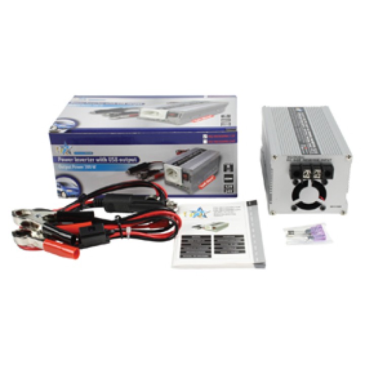 Convertidorr de tension 10v 11v 12v 13v 14v 15v 220v 230v 300w 600w pendrive 5v hq inv300wu12f hq - 6