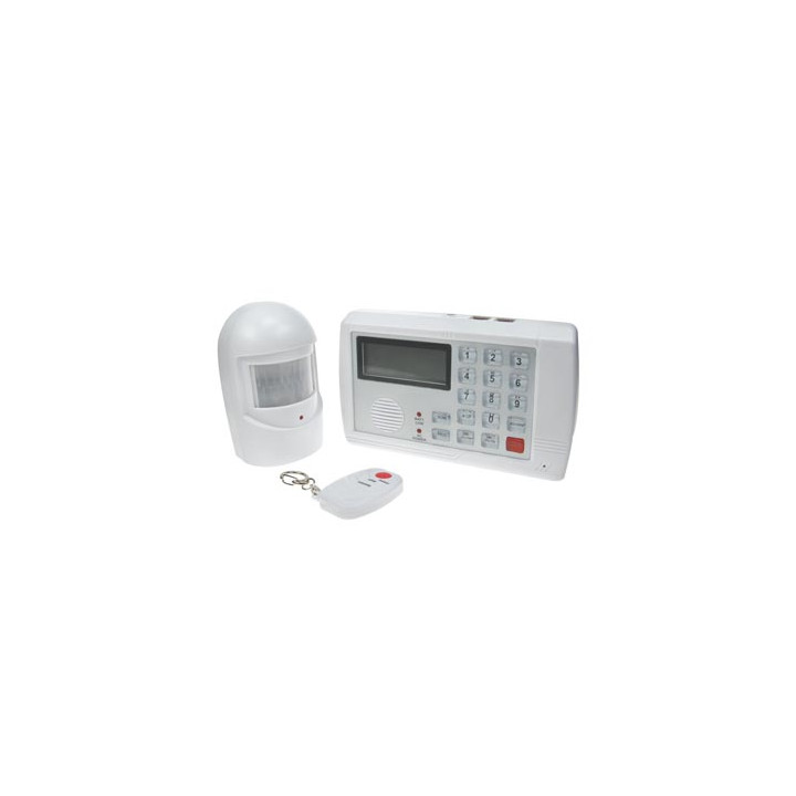 Conjunto de sistema de seguridad sin hilo ham1000ws central + 1 detector volumetrico +1 teledirige jr  international - 1