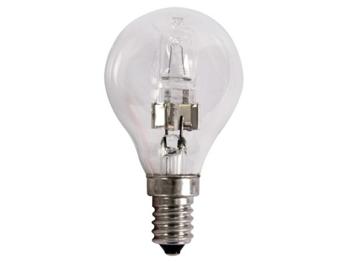 Ökologische halogenlampe g45 - e14 - 18w - 230v - 2700k - klar velleman - 1