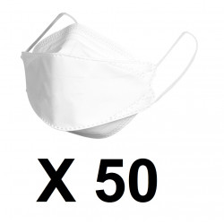 50 Máscara KN95 N95 boca Filtración de algodón kf94 Filtro de seguridad covid-19 coronavirus