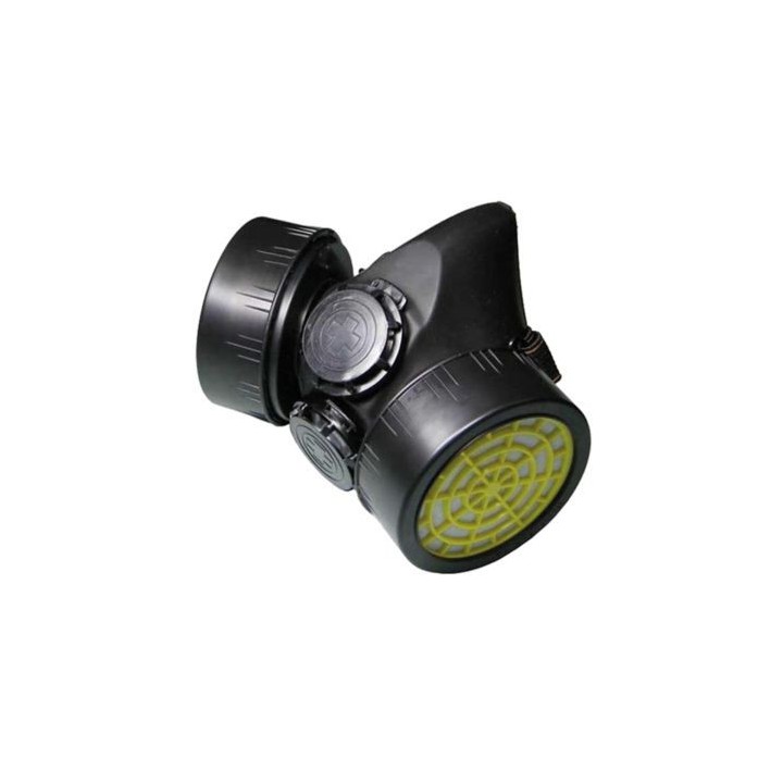 20 maschera a gas protezione naso e bocca + filtro per rischio chimico + 8 cartuccia filtrante covid-19 coronavirus jr internati