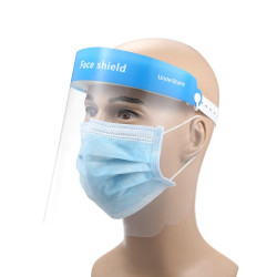 Visiermaske Anti-Tröpfchen Anti-Fog Anti-Staub Gesichtsschutz Schutz Kopf Mund Nase covid-19