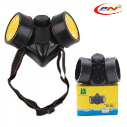Gas mask for chemical risks nose + mouth filter gas mask gas safety  virus flu china souked - 14