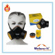 Gas mask for chemical risks nose + mouth filter gas mask gas safety virus flu china