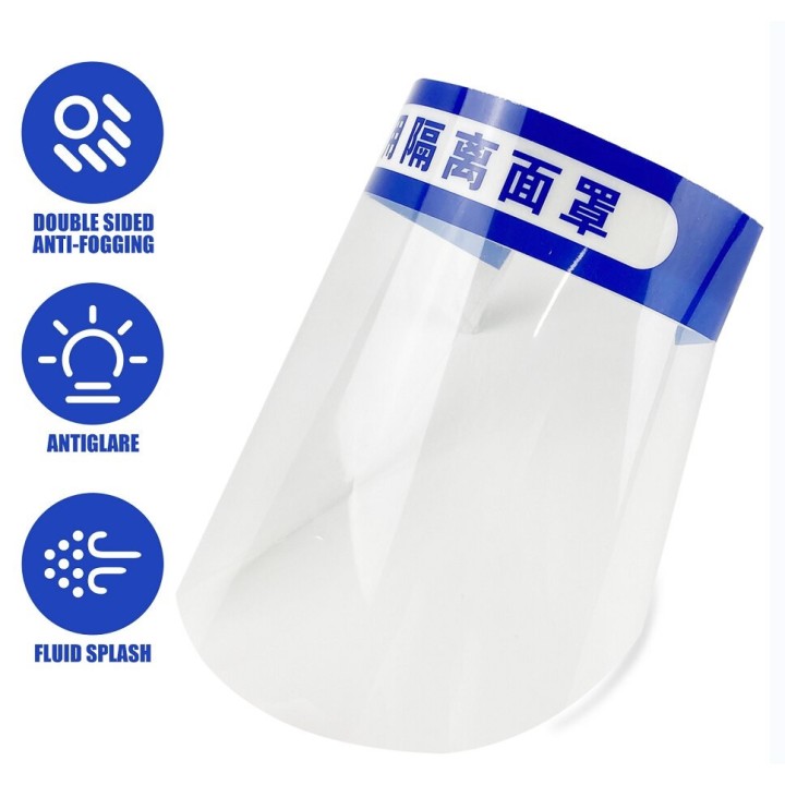 Protective Head-Mounted Isolation Mask Full Face Antivirus Mask Waterproof medical Face Shield