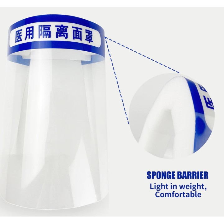 Masque de protection antivirus facial intégral médical étanche covid-19