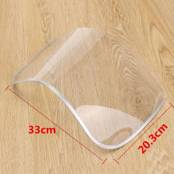 Masque anti-salive anti-poussière Transparent PVC protection covid-19