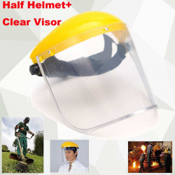 Maschera antipolvere per virus anti-saliva Visiera in PVC trasparente Schermi Visiera di ricambio Visiera Testa Viso covid-19