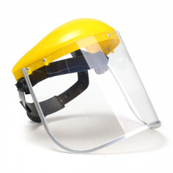 Maschera antipolvere per virus anti-saliva Visiera in PVC trasparente Schermi Visiera di ricambio Visiera Testa Viso covid-19