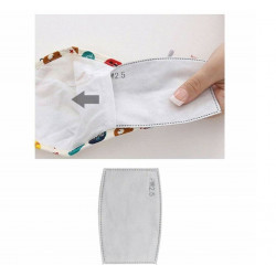 Masque respiratoire lavable reutilisable livre sans filtre 5 couches mrlavf anti poussiere pollution