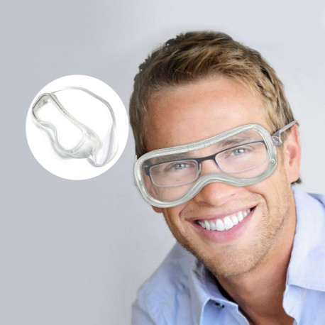Ba30DEllylelly Anti-buée Anti-lumière bleue améliorée Anti-vent sable lunettes de sécurité de protection anti-éclaboussures lunettes de protection du travail 