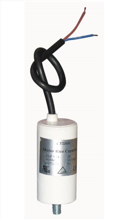 Electric capacitor condo with wire 12mf micro farad  400v 450v 500v booster cable capacitor porta capacitors jr  international -