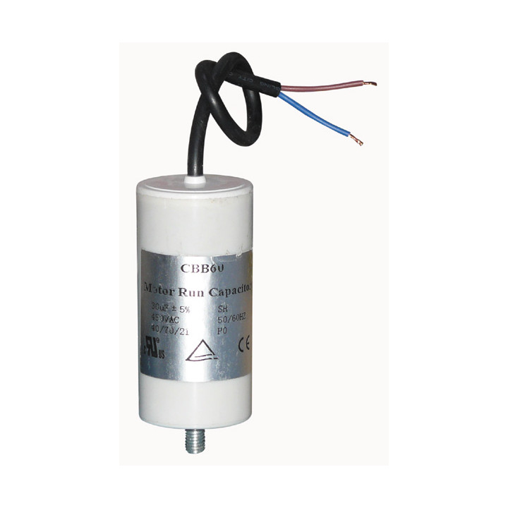 Condensador alambrico 30 mf micro farad 450v cable arranque motor motorizacion portico w9 11230 jr  international - 1