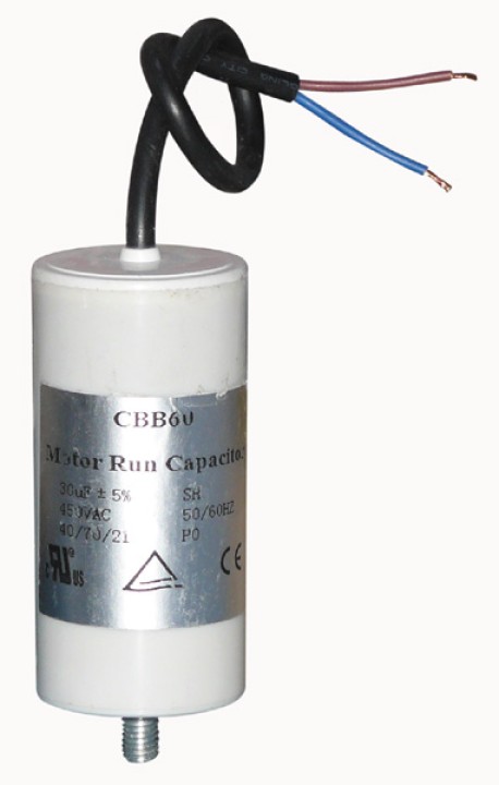 Condensador alambrico 30 mf micro farad 450v cable arranque motor motorizacion portico w9 11230 jr  international - 1