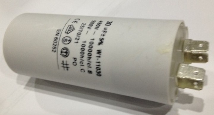 Capacitor r30 mf micro farad 400v 450v 500v 50 60hz universal motor start capacitor with terminal w1 11030 hq - 1
