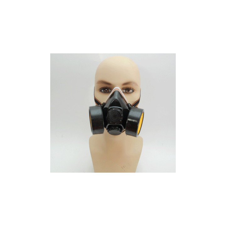 Mascara de gas nariz + boca riesgo quimico covid-19 coronavirus virus gripe china souked - 17