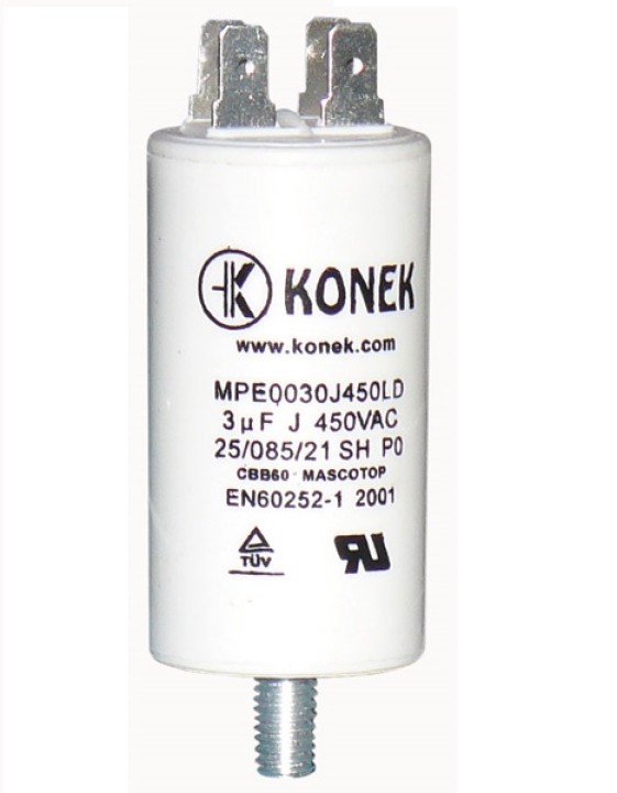 Mf mikrofarad kondensator 3?f 450v 50/60 hz motorinbetriebnahme w1 11.003 wohnung pod hq - 1