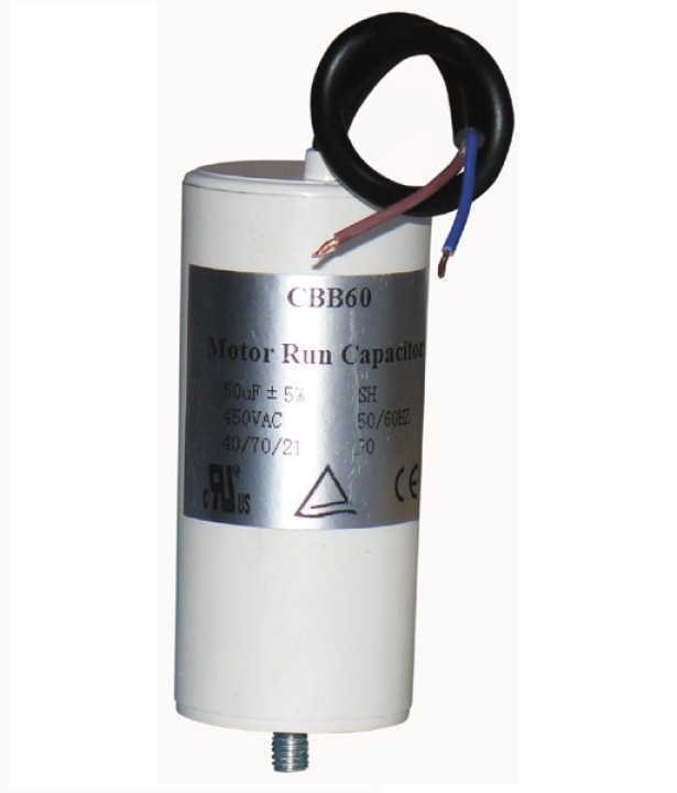 Condensador alambrico 50 mf micro farad 450v cable arranque motor motorizacion portico w9 11250 jr  international - 2
