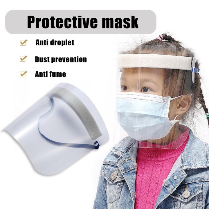 Transparente anti-salpicaduras a prueba de polvo Proteger el rostro completo Máscara Visor Shield covid-19