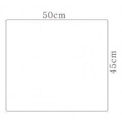 vitre ecran protection plexiglass transparent 50X45cm separation latérale bouclier hygiaphone
