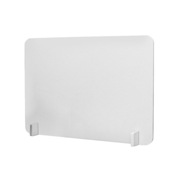 vitre ecran protection plexiglass transparent 50X45cm separation latérale bouclier hygiaphone