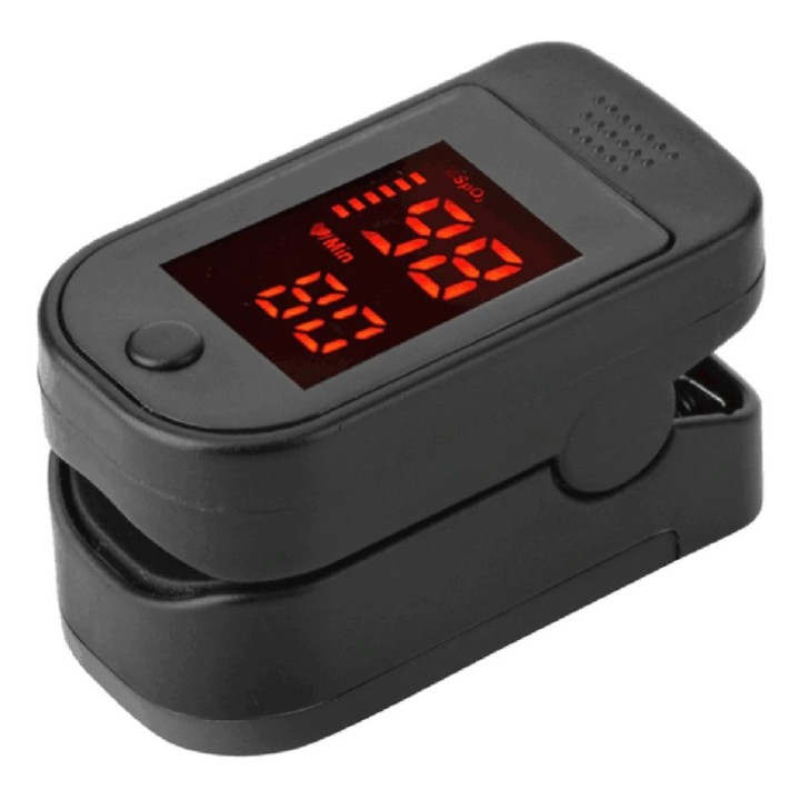 Oxímetro de dedo portátil Pulso de la yema del dedo apagado de la pantalla LED Dispositivo de cuidado de la salud del oxímetro