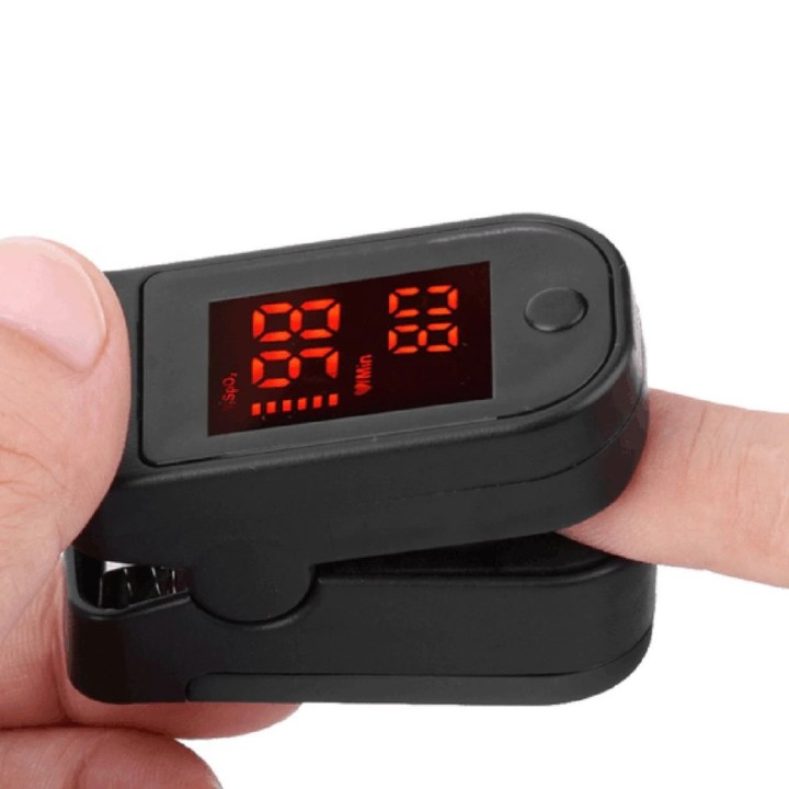 Oxímetro de dedo portátil Pulso de la yema del dedo apagado de la pantalla LED Dispositivo de cuidado de la salud del oxímetro