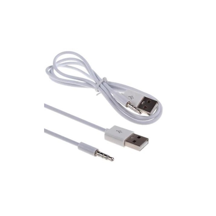 Kabel-Schnur-Stecker auf USB 3.5-Audio-Buchse 5cm Ladegerät-Adapter iPod MP3 Stereo-Auto-MP4 jr international - 4