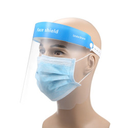 Máscara de visera anti-gotas Anti-vaho Anti-polvo Protección facial protector cabeza boca nariz covid-19