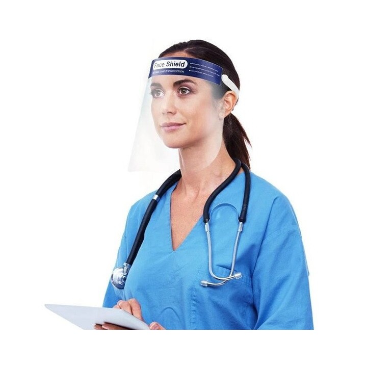 Maschera visiera antigoccia Anti-appannamento Anti-polvere Visiera protezione testa bocca naso covid-19