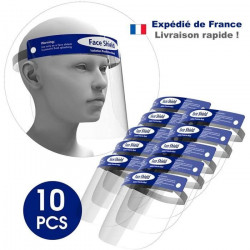 Masque visiere anti-gouttelettes Anti-buée Anti-poussière écran facial protection tete bouche nez covid-19